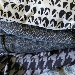 Lot 4 Pairs of Leggings in Neutral Colours 2X XXL
